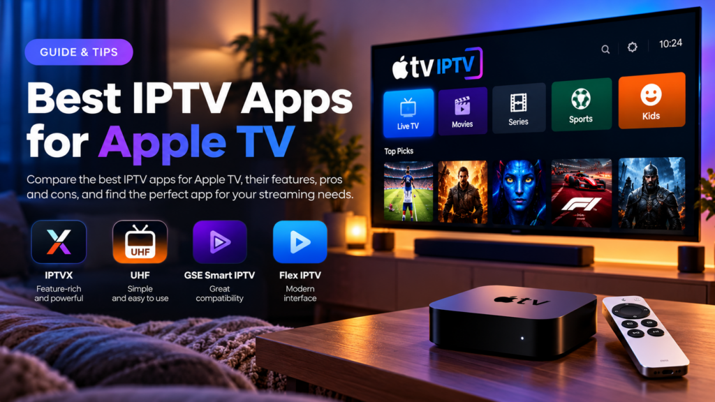 Best IPTV Apps for Apple TV in 2026: Top 4 Players Compared